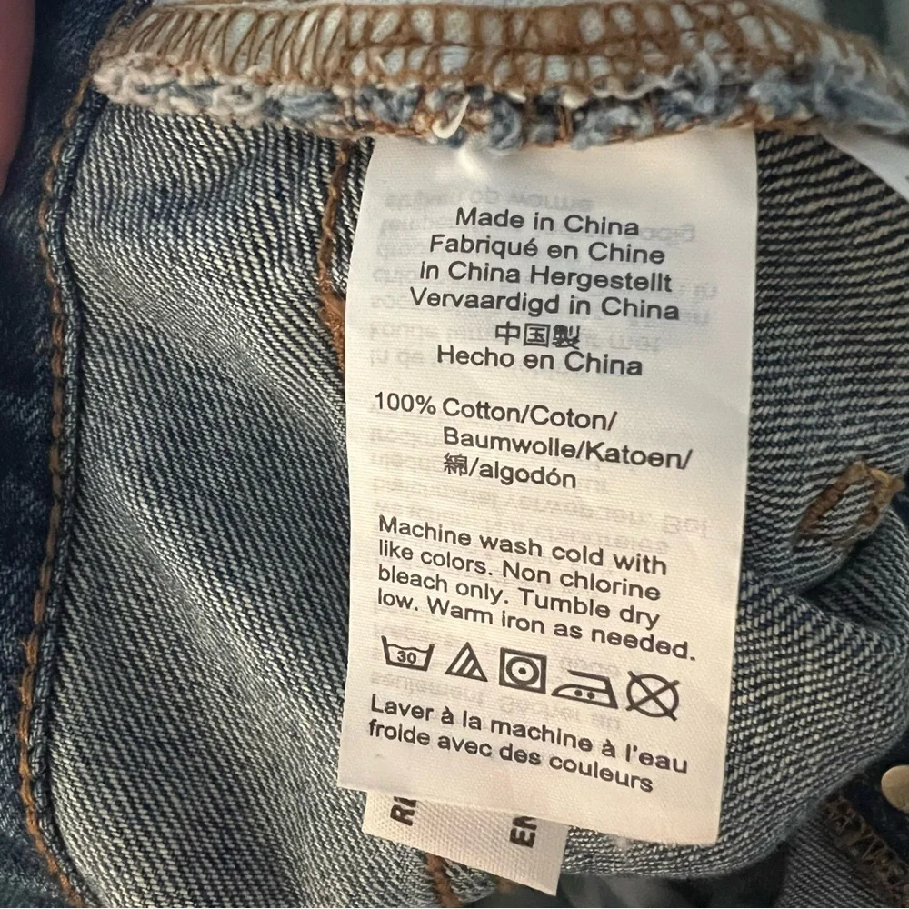 Madewell Button Fly Jean Denim Skirt Size - Picture 6 of 6